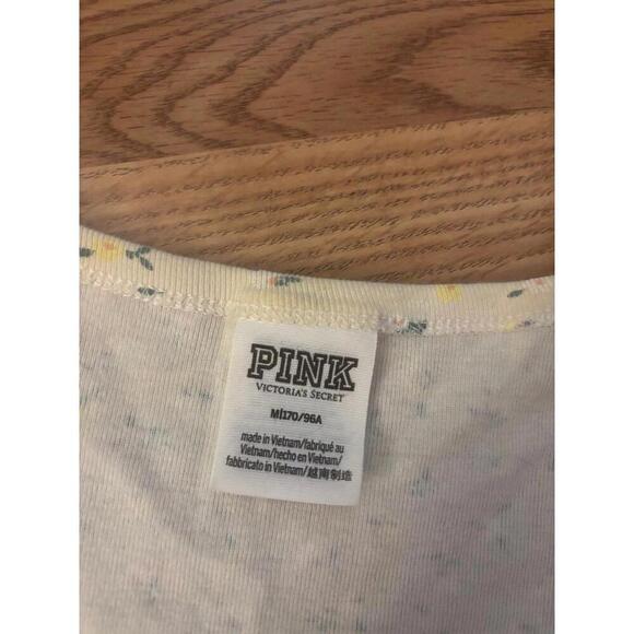 VS Pink Floral Crop Top Size Medium - Picture 2 of 8